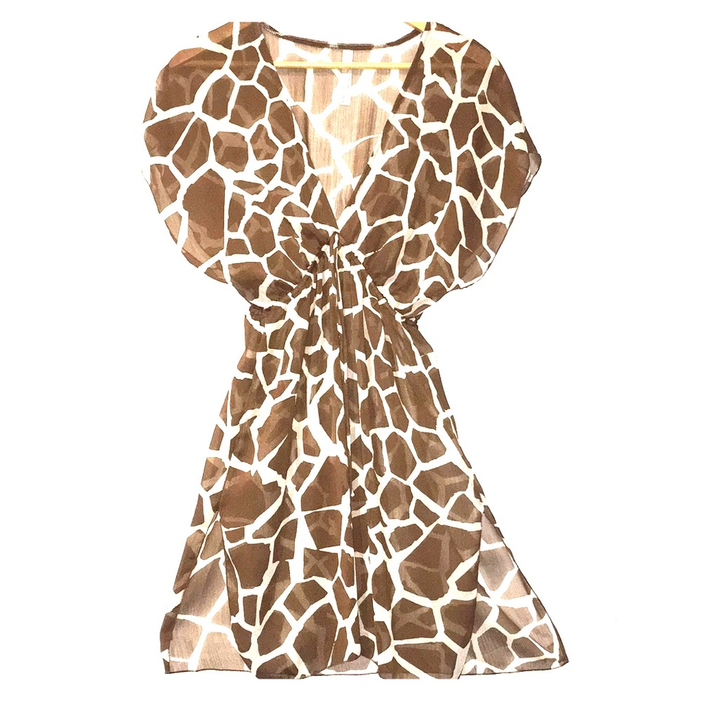 never worn! Sheer top, or bathing suit cover